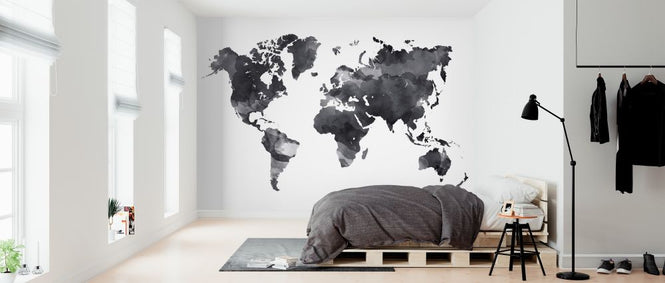 PHOTOWALL / Black Ink Map (e315862)