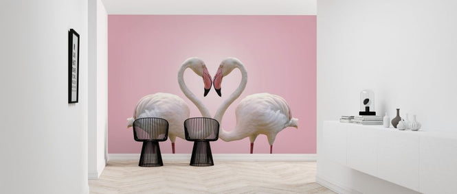 PHOTOWALL / Couple Flamingo (e316492)