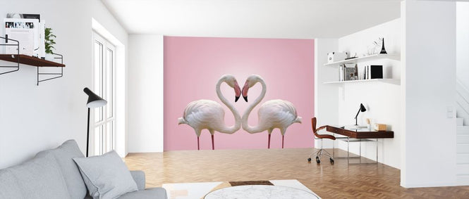 PHOTOWALL / Couple Flamingo (e316492)