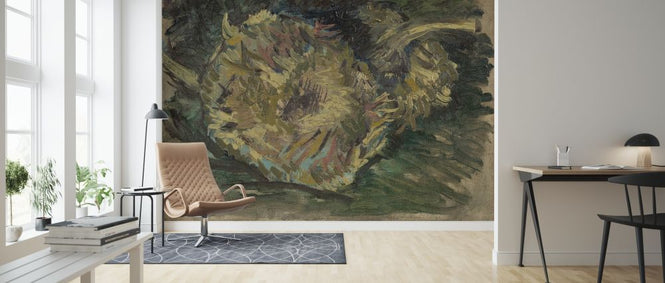 PHOTOWALL / Two Cut Sunflowers - Vincent Van Gogh (e316933)