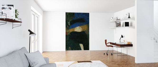 PHOTOWALL / Lady with Hat and Feather Boa - Gustav Klimt (e317007)