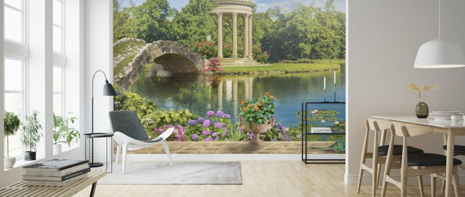 PHOTOWALL / Swans in Pond (e317401)