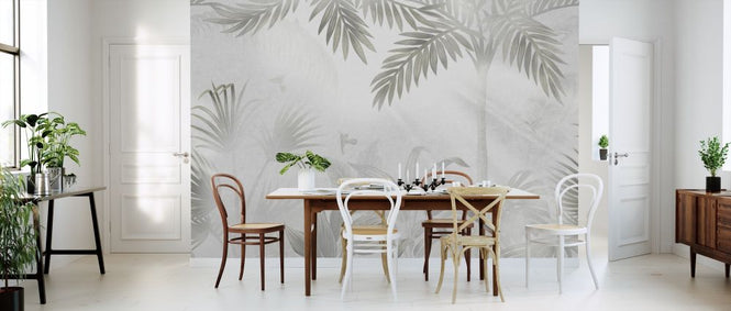 PHOTOWALL / Foggy Jungle - Bleached (e317745)