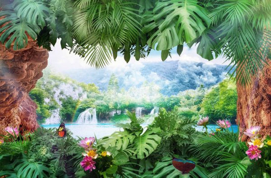 PHOTOWALL / Tropical Waterfall (e317714)
