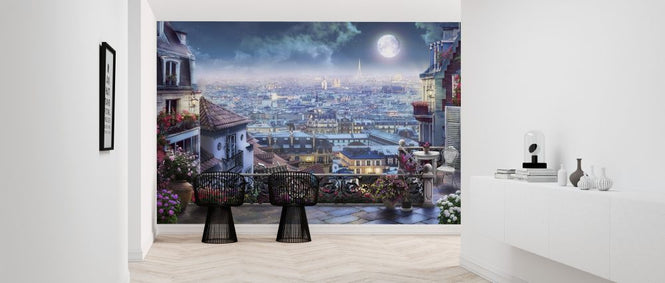 PHOTOWALL / Moonlight over Paris (e317736)