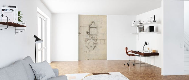 PHOTOWALL / Pulley System - Leonardo Da Vinci (e317127)