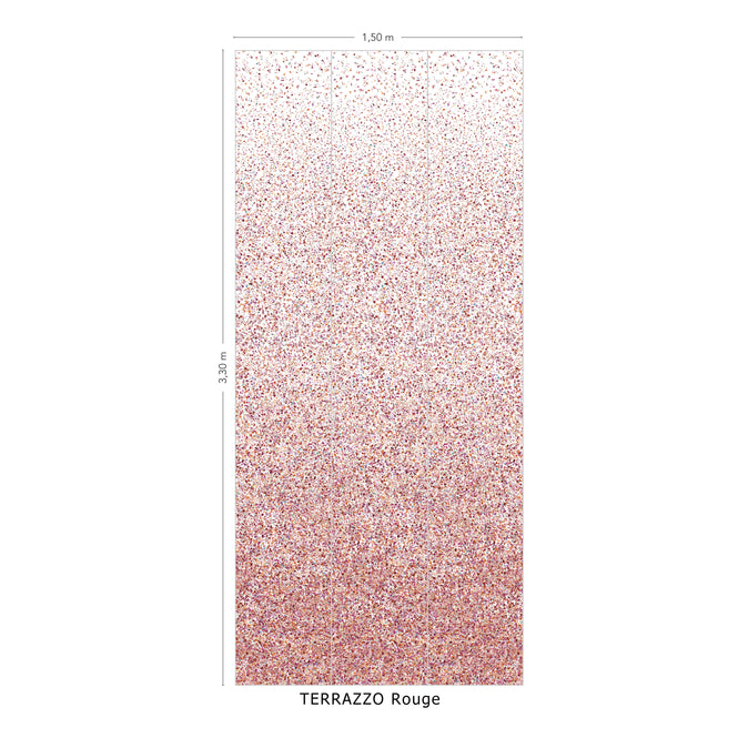 Isidore Leroy / NATURELS / TERRAZZO Rouge 6241302 【3パネル1セット】