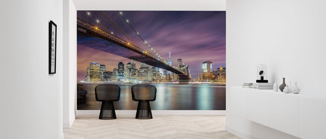 PHOTOWALL / Brooklyn Bridge at Night (e317592)