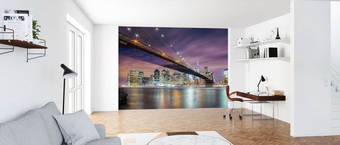 PHOTOWALL / Brooklyn Bridge at Night (e317592)