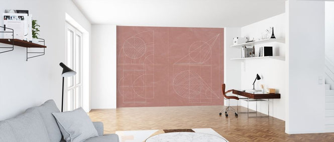 PHOTOWALL / Construction Drawing - Peach (e319132)