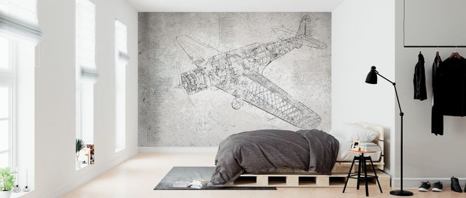 PHOTOWALL / Retro Airplane (e319213)