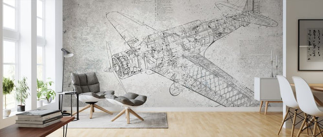 PHOTOWALL / Retro Airplane (e319213)