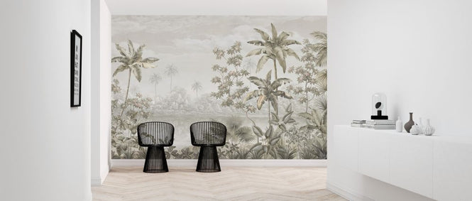 PHOTOWALL / Tropical Shangri-La - Sepia (e319229)
