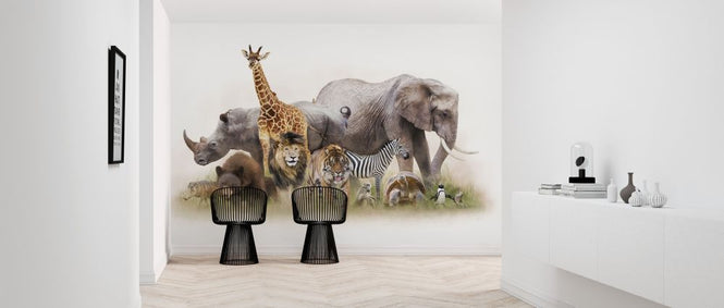 PHOTOWALL / Group of Zoo Animals (e317887)