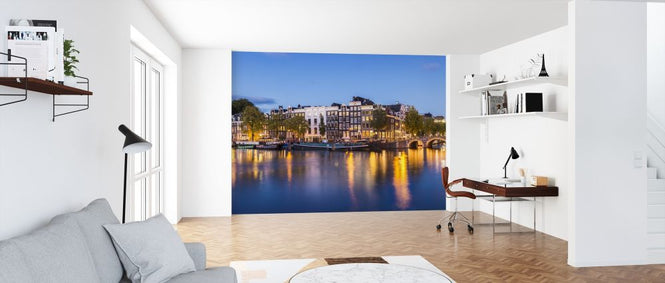 PHOTOWALL / Skinny Bridge and Amstel Canal (e318127)