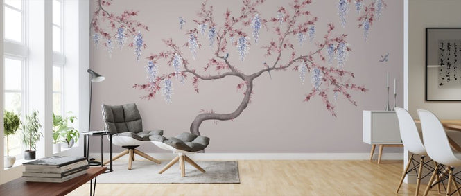 PHOTOWALL / Ineffable Tree - Pink Blue (e319930)