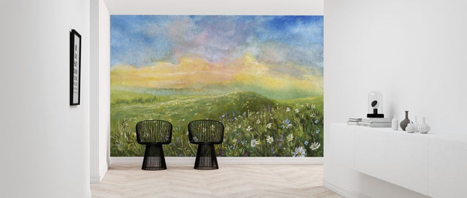 PHOTOWALL / Watercolor Blooming Valley (e318408)