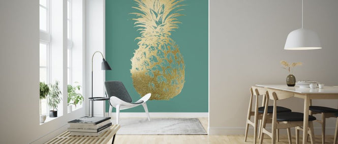 PHOTOWALL / Pineapple on Emerald (e320575)
