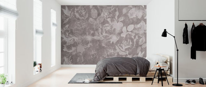 PHOTOWALL / Flowers and Concrete - Blushing (e320886)