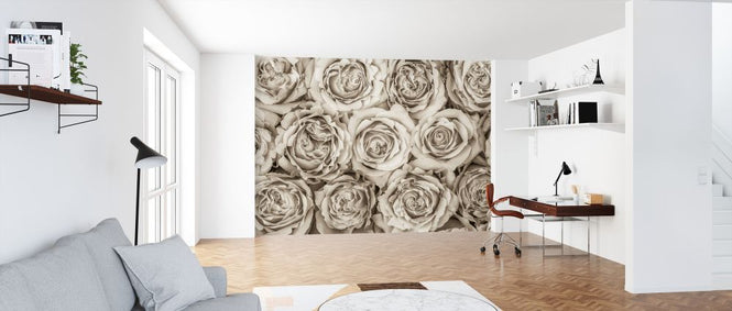 PHOTOWALL / Roses - Sepia (e320979)