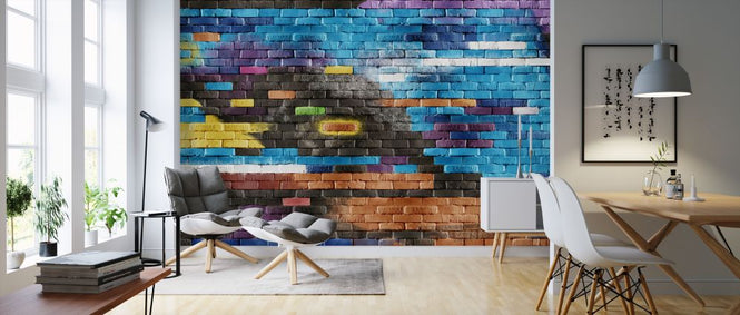 PHOTOWALL / Colorful Brick Wall (e321299)