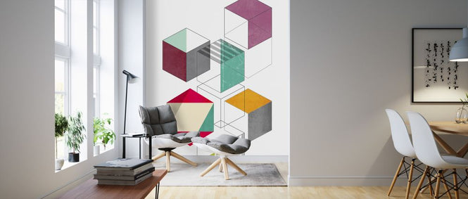 PHOTOWALL / Multicolores Cubes (e321200)