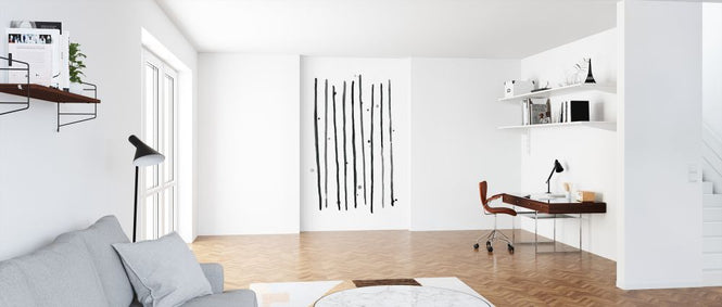 PHOTOWALL / Watercolor Lines and Dots II (e321217)