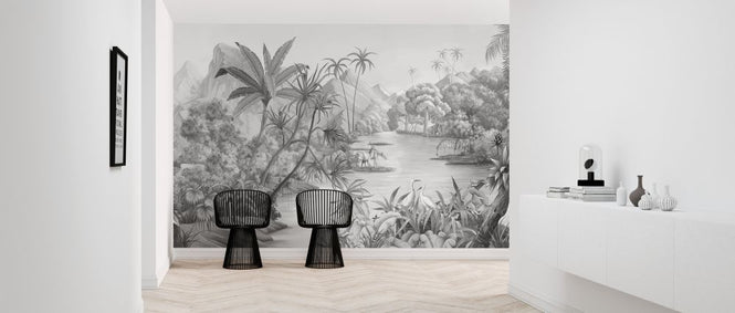 PHOTOWALL / Tangled Jungle II - Bw (e322235)