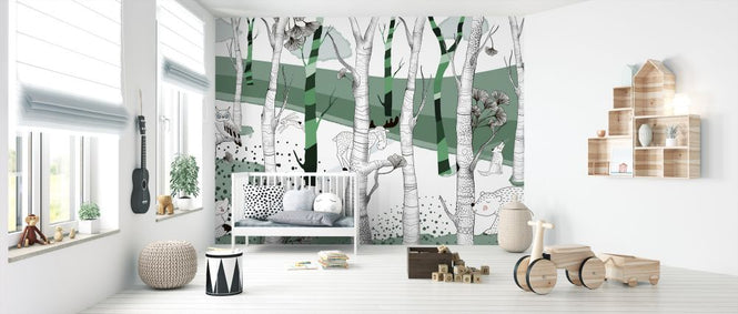 PHOTOWALL / Woodland - Green (e322322)