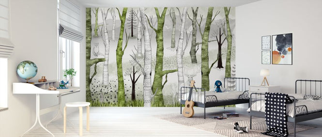 PHOTOWALL / Woodland Walz - Green (e322332)