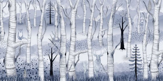 PHOTOWALL / Woodland Walz - Pale Blue (e322335)