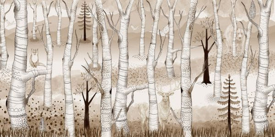 PHOTOWALL / Woodland Walz - Pale Brown (e322336)