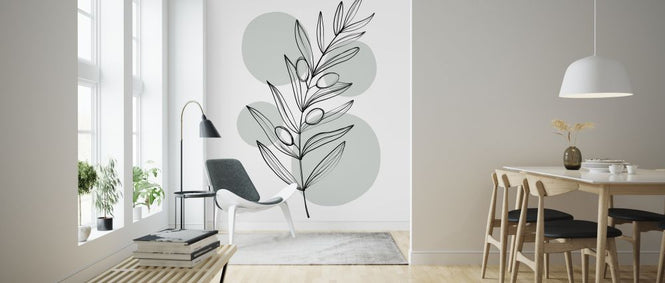 PHOTOWALL / Delicate Botanicals - Olive (e322880)