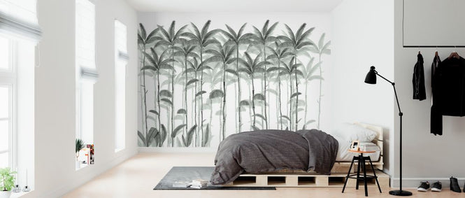 PHOTOWALL / Rising Palms - Emerald (e323197)