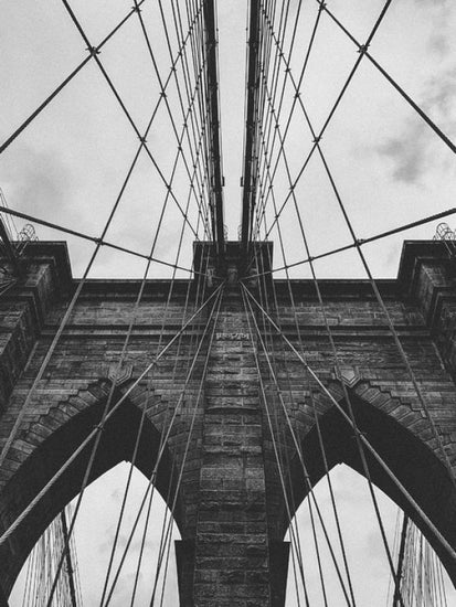 PHOTOWALL / Bridge Black and White Photo (e323324)