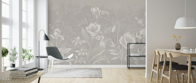 PHOTOWALL / Gentle Botanical - Beige (e327120)