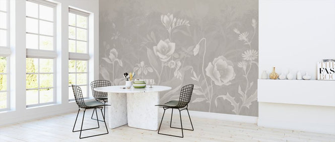 PHOTOWALL / Gentle Botanical - Beige (e327120)