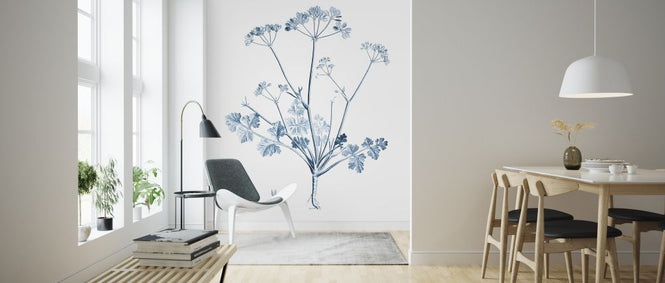 PHOTOWALL / Antique Botanical in Blue III (e324754)