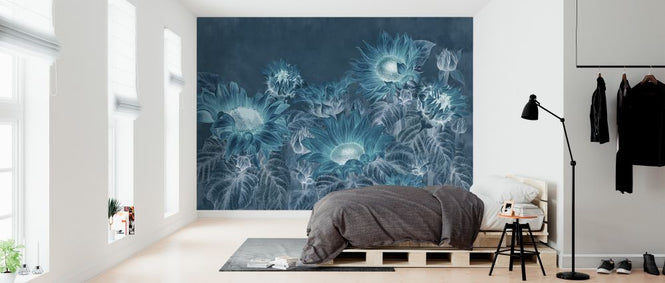 PHOTOWALL / Sunflowers at Night (e327105)