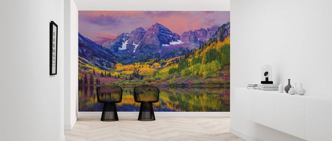 PHOTOWALL / Dawn at Maroon Bells (e327805)