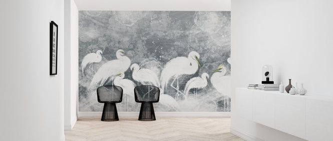 PHOTOWALL / Heron - Blue (e328002)