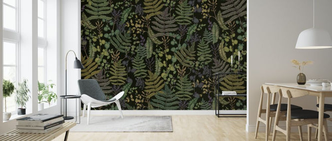 PHOTOWALL / Botany Leafage - Dark (e328041)