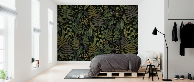 PHOTOWALL / Botany Leafage - Dark (e328041)