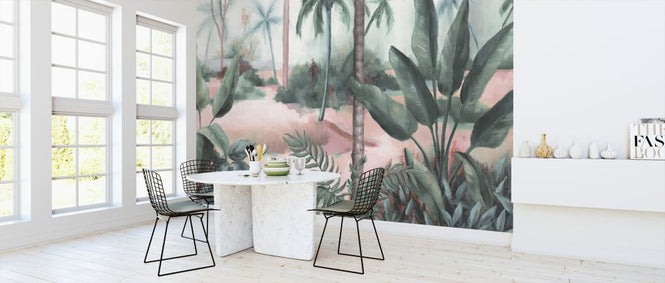 PHOTOWALL / Verdure - Pink Dew (e328415)