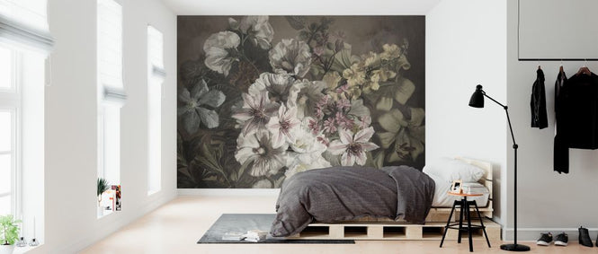 PHOTOWALL / Clematis and Echinacea (e328262)