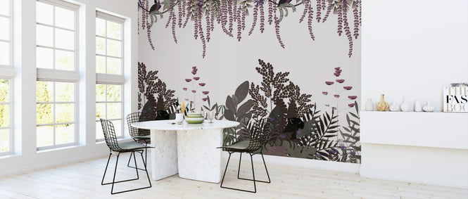 PHOTOWALL / Tropical Fauna - Violet (e328286)