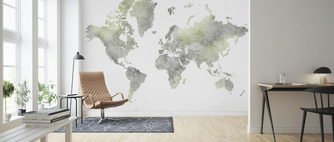 PHOTOWALL / World Map without Text II (e325718)