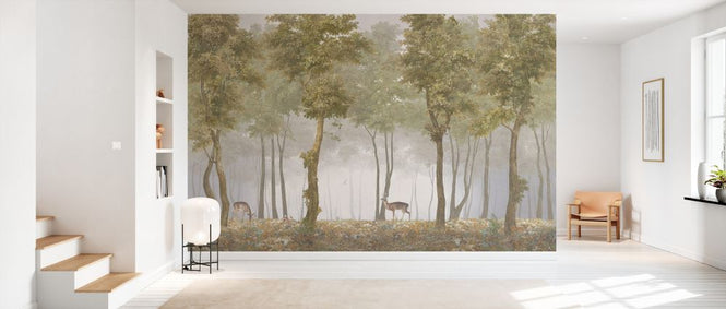 PHOTOWALL / Misty Reindeer Forest (e328446)