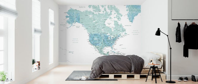 PHOTOWALL / North America and Caribbean Map (e325730)