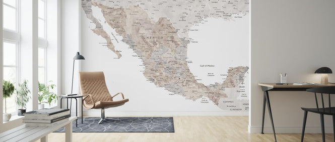 PHOTOWALL / Mexico Map (e325734)